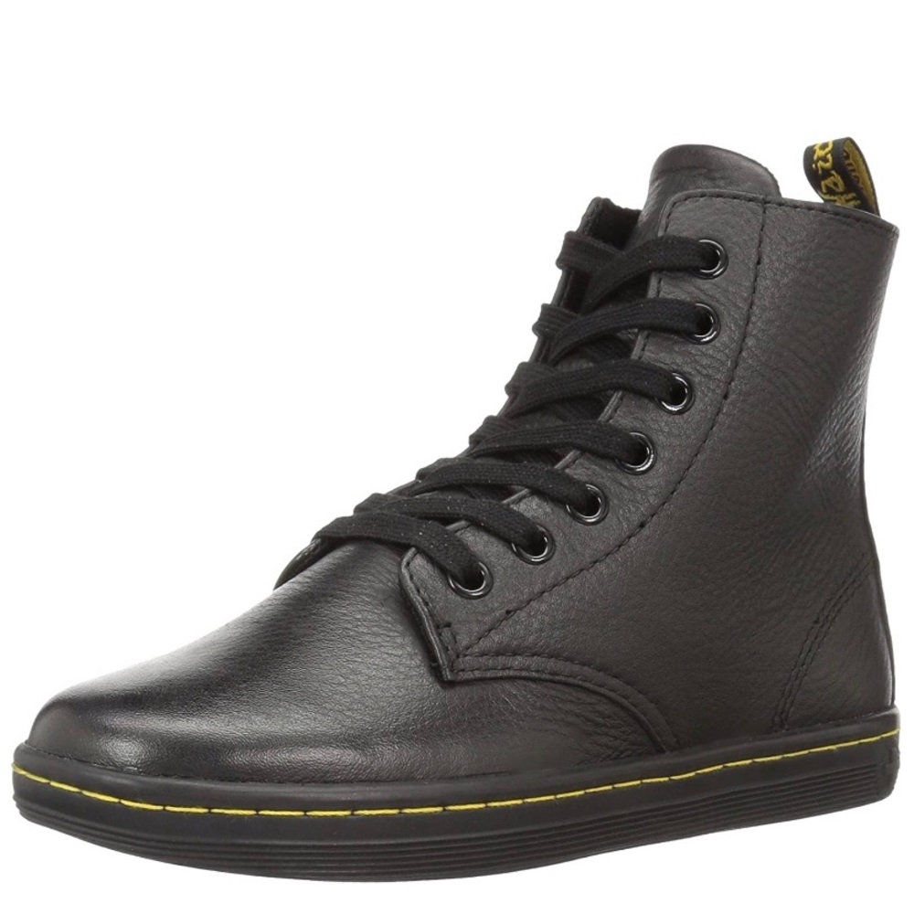 Dr. Martens Black Leather Women's Boots